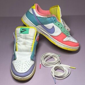 Nike Size 7 Women’s Dunk Low SE Easter Candy Colorful Limited Edition Streetwear